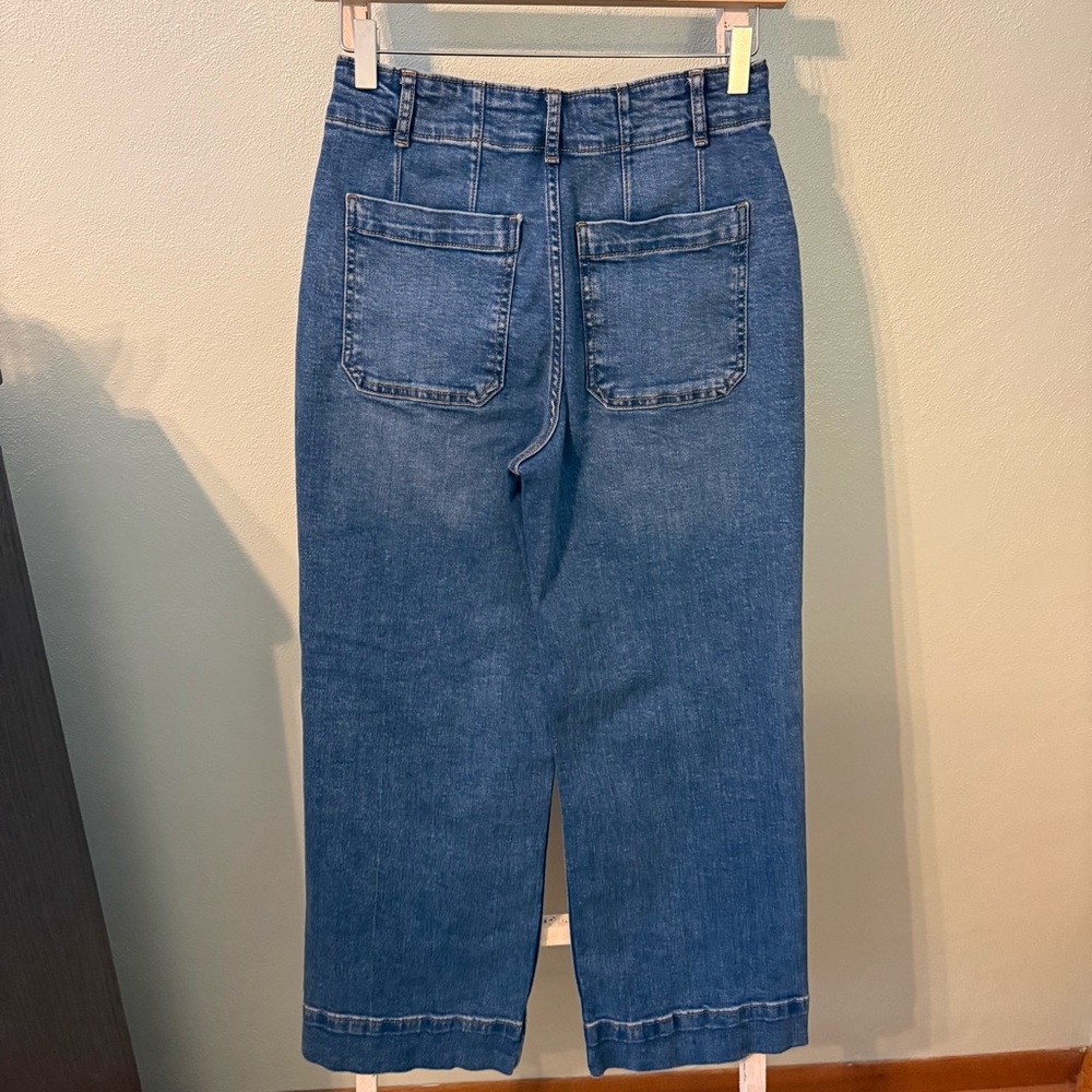 Bagatelle Women Wide Leg Jeans Size 28 Stretch High Waist - Picture 5 of 13